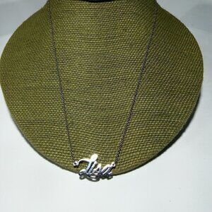 Women`s silver tone marked "amanda blu" name lisa